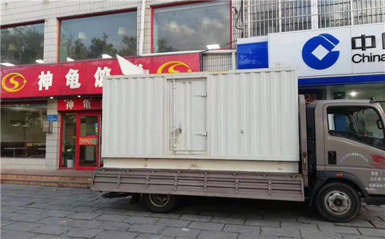 岭口镇出租发电机施工案例